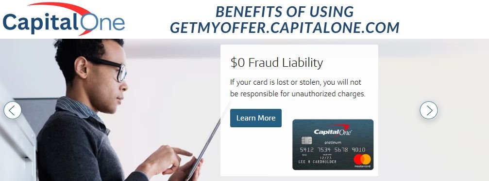Benefits of Using GetMyOffer.CapitalOne.com